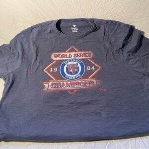 Fanatics Detroit Tigers 1984 World Series Champion Blue T-Shirt